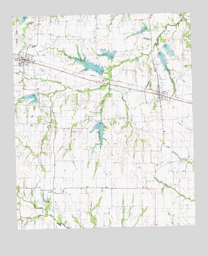 Ector, TX USGS Topographic Map