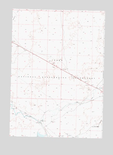 Arco Hills SE, ID USGS Topographic Map