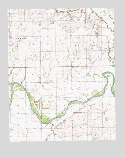 Eddy, OK USGS Topographic Map