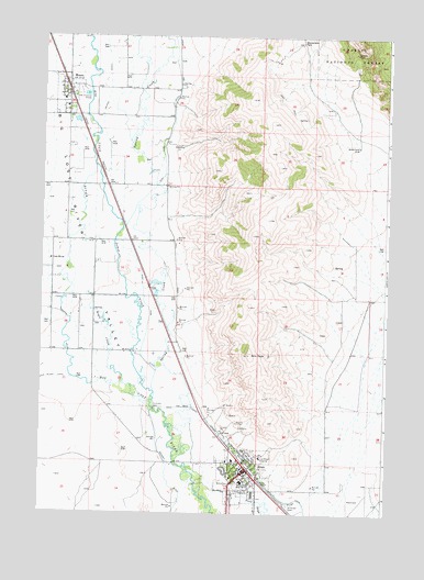 Arco North, ID USGS Topographic Map