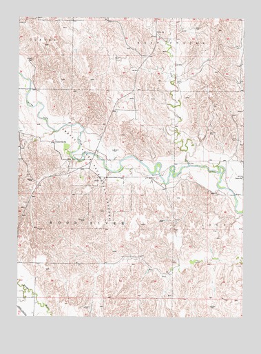 Eddyville NW, NE USGS Topographic Map