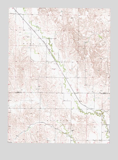 Eddyville SW, NE USGS Topographic Map