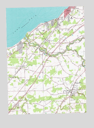 Eden, NY USGS Topographic Map