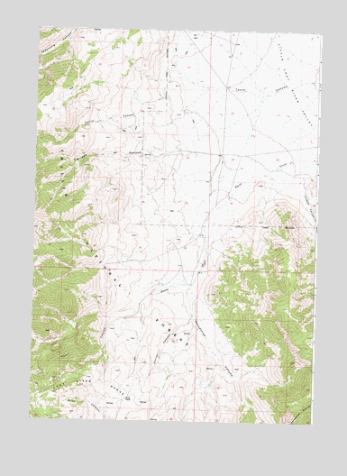Arco Pass, ID USGS Topographic Map
