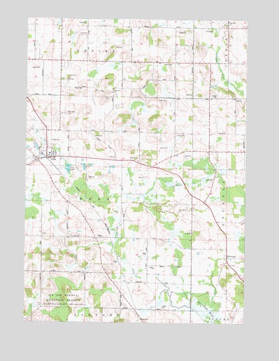Eden, WI USGS Topographic Map