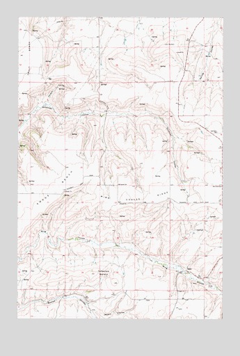 Eden, MT USGS Topographic Map