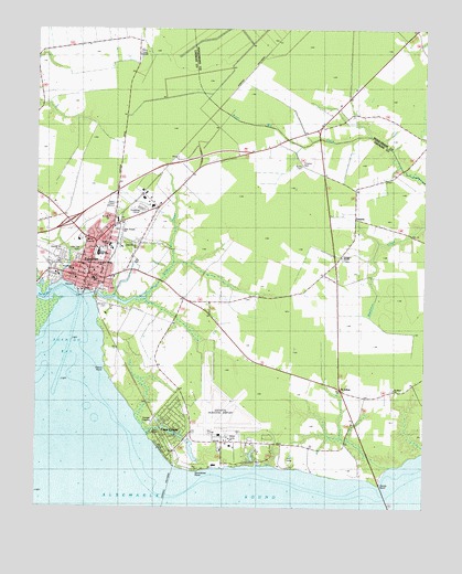 Edenton, NC USGS Topographic Map
