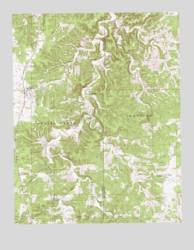 Edgar Springs, MO USGS Topographic Map