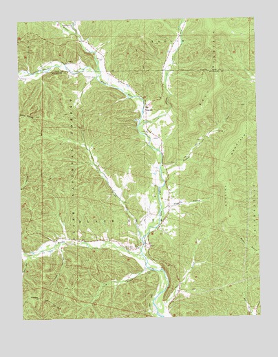 Edgehill, MO USGS Topographic Map