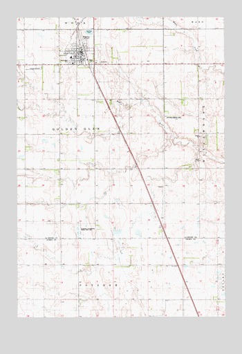 Edgeley, ND USGS Topographic Map