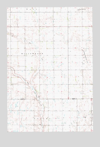 Edgeley SE, ND USGS Topographic Map