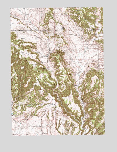 Edgemont NE, SD USGS Topographic Map