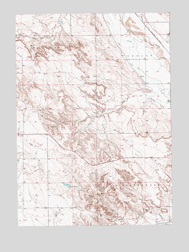 Edgemont SW, SD USGS Topographic Map