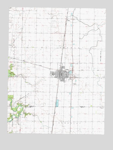 Arcola, IL USGS Topographic Map