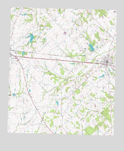 Edgewood, TX USGS Topographic Map