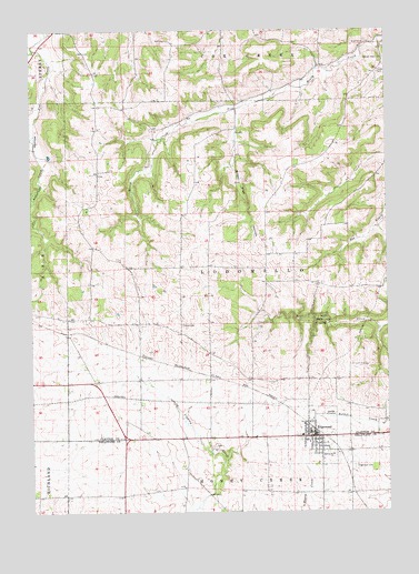 Edgewood, IA USGS Topographic Map