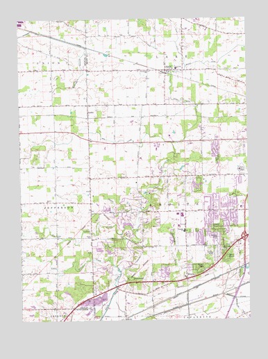 Arcola, IN USGS Topographic Map