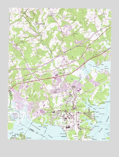 Edgewood, MD USGS Topographic Map