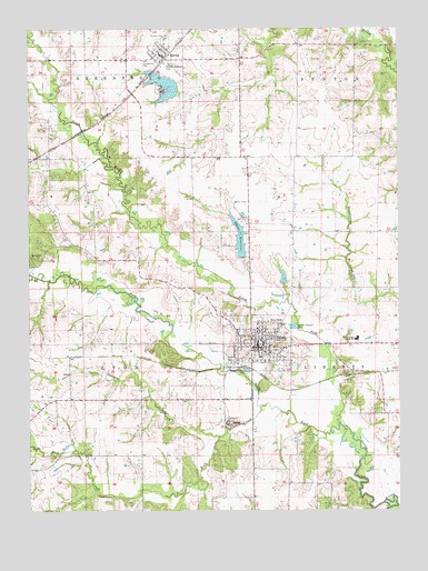 Edina, MO USGS Topographic Map