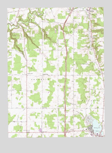 Edinboro North, PA USGS Topographic Map