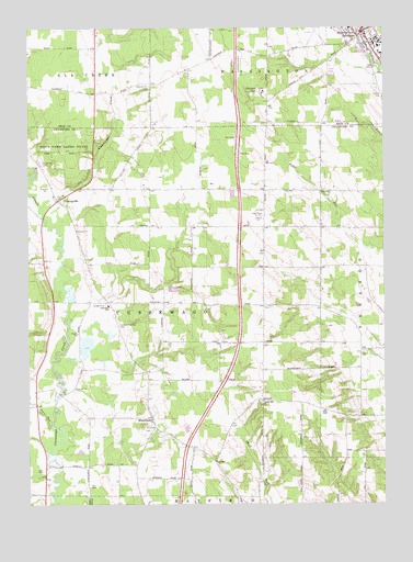 Edinboro South, PA USGS Topographic Map