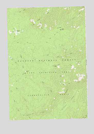 Arctic Point, ID USGS Topographic Map