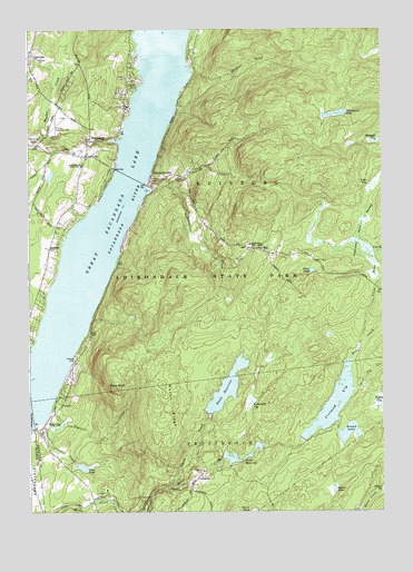 Edinburg, NY USGS Topographic Map
