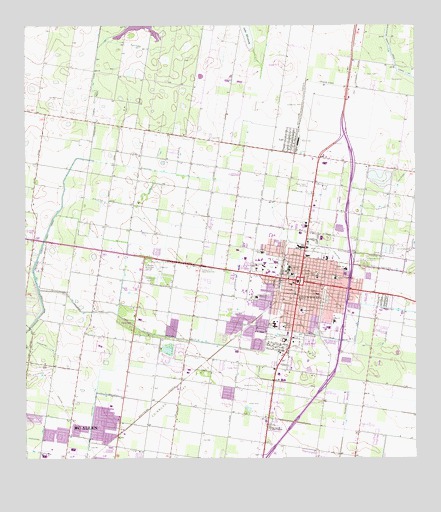 Edinburg, TX USGS Topographic Map
