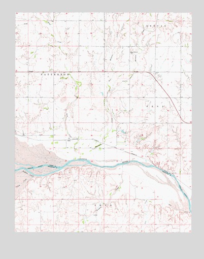 Edith, OK USGS Topographic Map