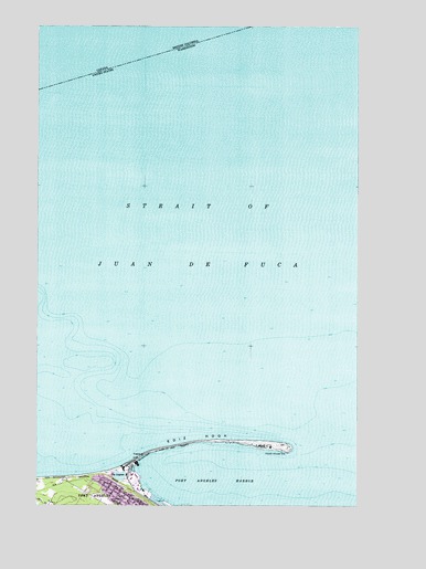 Ediz Hook, WA USGS Topographic Map