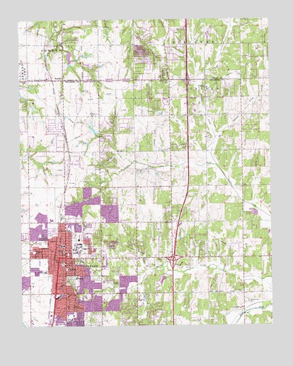 Edmond, OK USGS Topographic Map