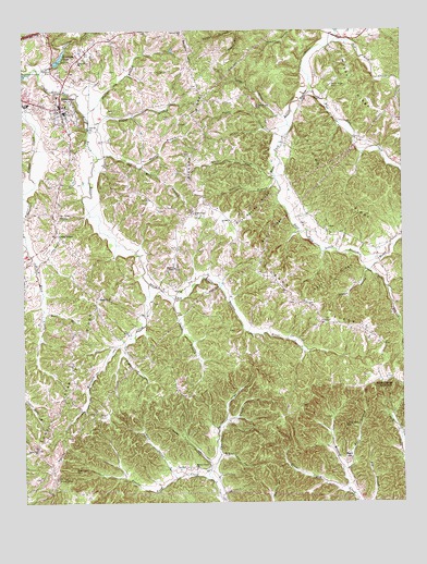 Edmonton, KY USGS Topographic Map