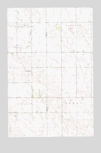 Edmore NE, ND USGS Topographic Map