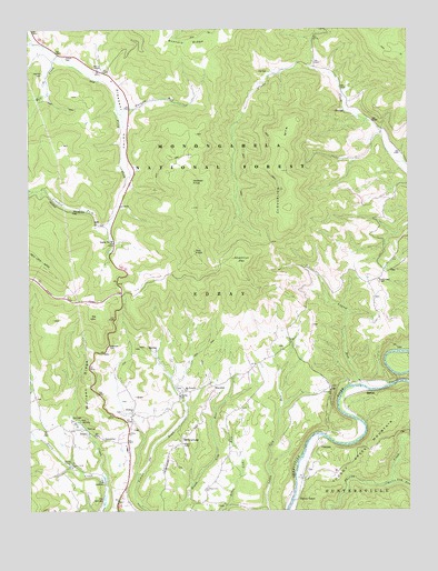 Edray, WV USGS Topographic Map