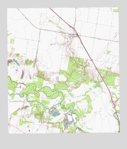 Edroy, TX USGS Topographic Map