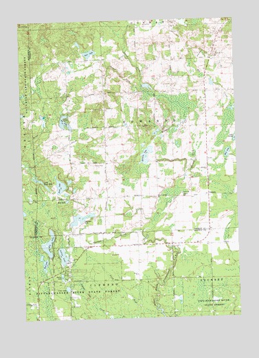 Edwards, MI USGS Topographic Map