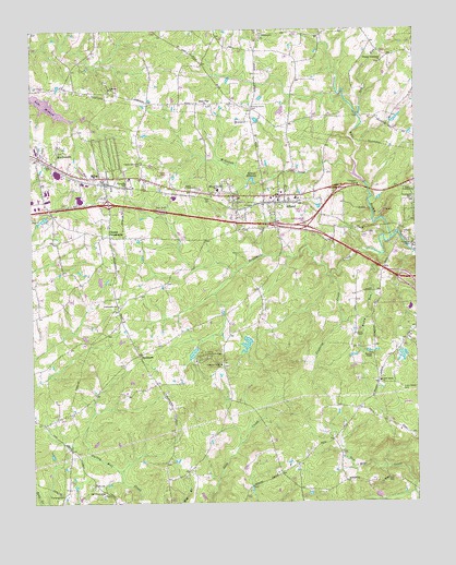 Efland, NC USGS Topographic Map