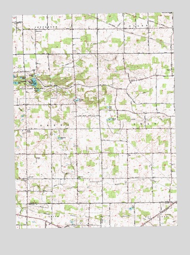 Ege, IN USGS Topographic Map