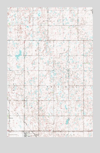Egeland, ND USGS Topographic Map