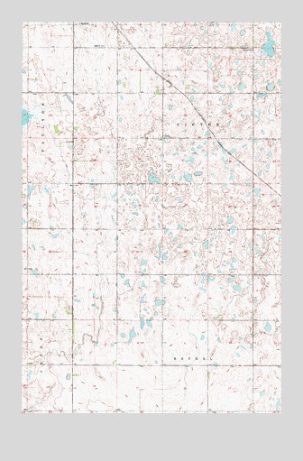 Egeland SE, ND USGS Topographic Map