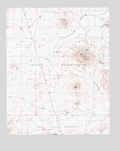 Egloffstein Butte, AZ USGS Topographic Map