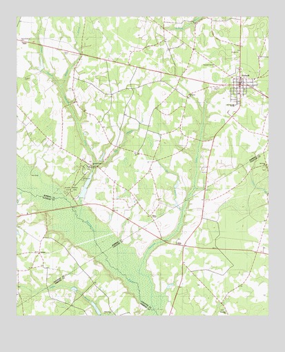 Ehrhardt, SC USGS Topographic Map