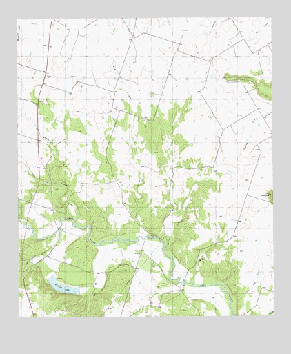 Eidson Lake, TX USGS Topographic Map