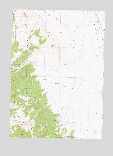 Eightmile Canyon, ID USGS Topographic Map