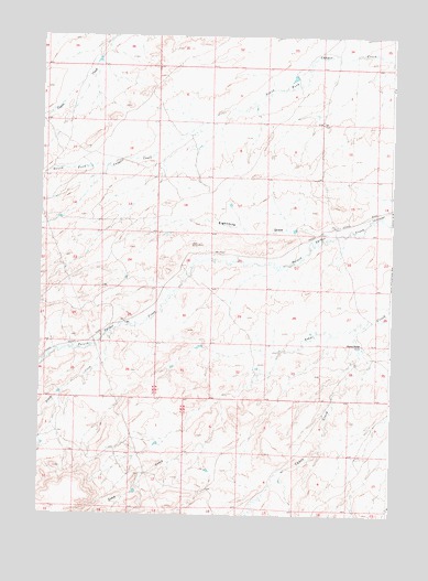 Eightmile Draw, WY USGS Topographic Map