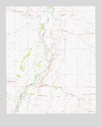 Eightmile Draw, NM USGS Topographic Map