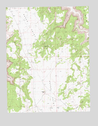 Eightmile Rock, UT USGS Topographic Map