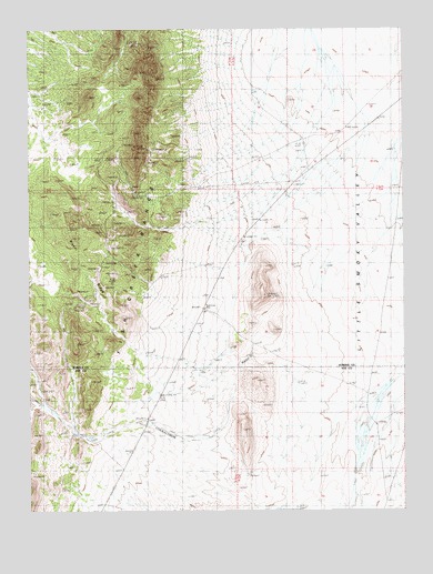 Eightmile Well, NV USGS Topographic Map