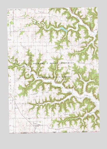 Eitzen, MN USGS Topographic Map