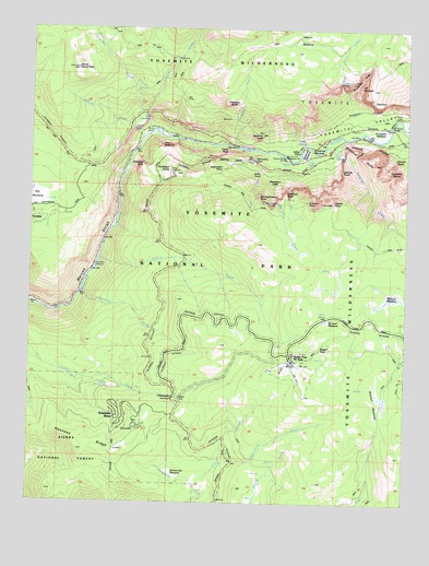 El Capitan, CA USGS Topographic Map